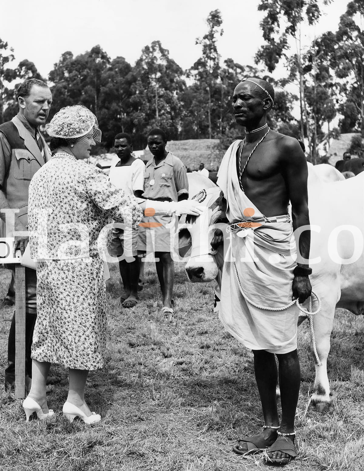 A Nandi herdsman & Queen Mother.