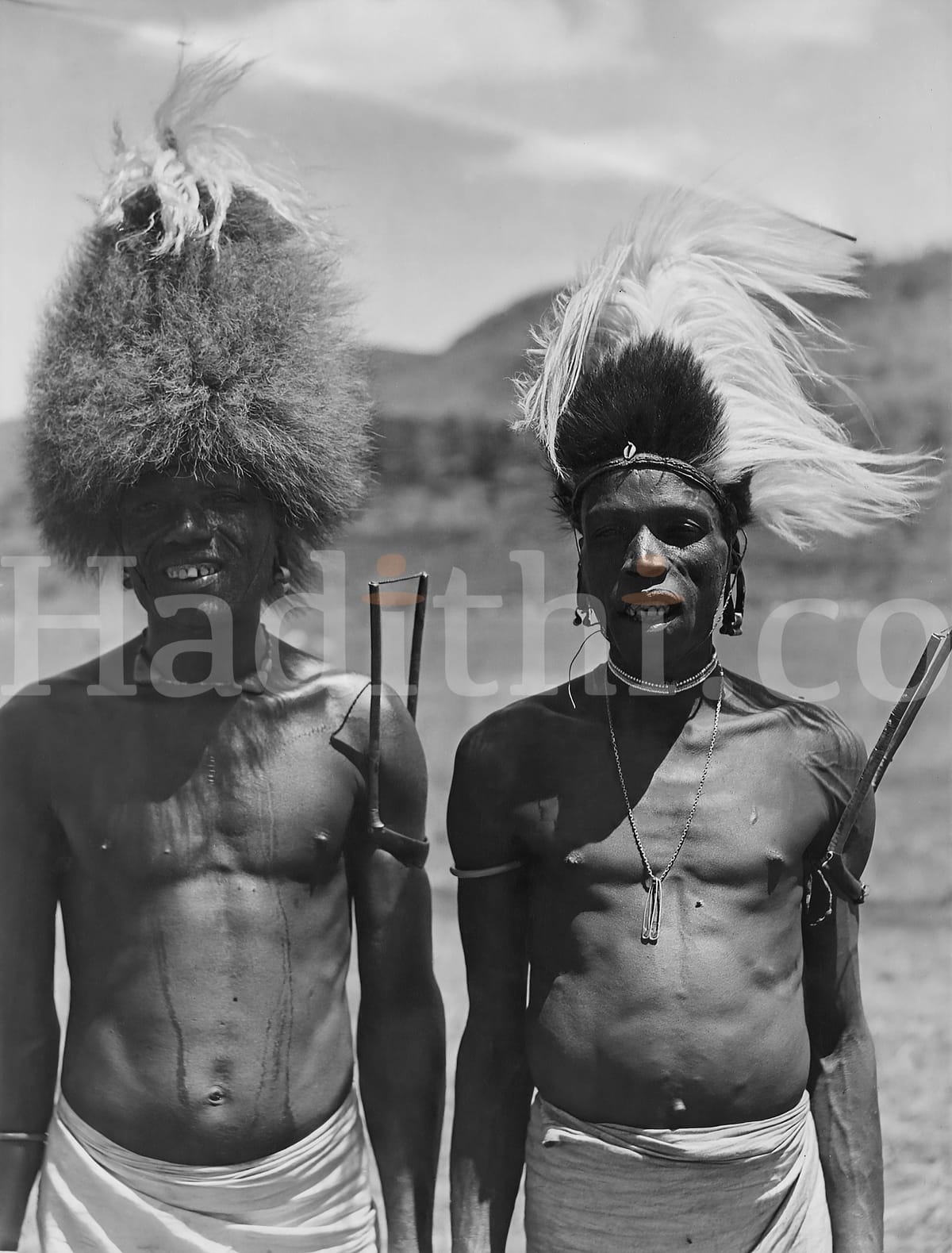 Tigania Men in Dance Array.