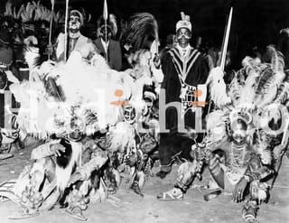 Some of the 1,200 dancers who took part in the ceremonies in the Independence Arena